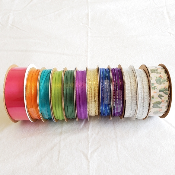 Offray, Galena, etc. Other - LAST CHANCE: Bundle of 12 Ribbon Spools